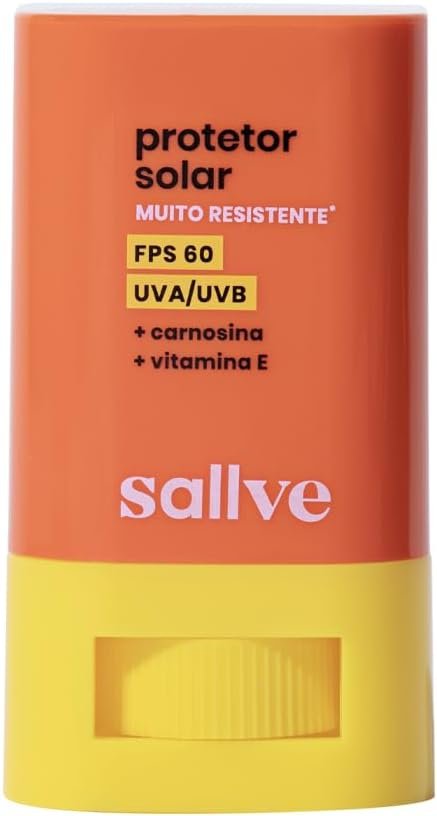 Sallve Protetor Solar em Bastão FPS60 15g