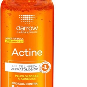 Darrow Actine Gel de Limpeza Facial com Ácido Salicílico, Vitamina C e Lactato de Mentila, 400g