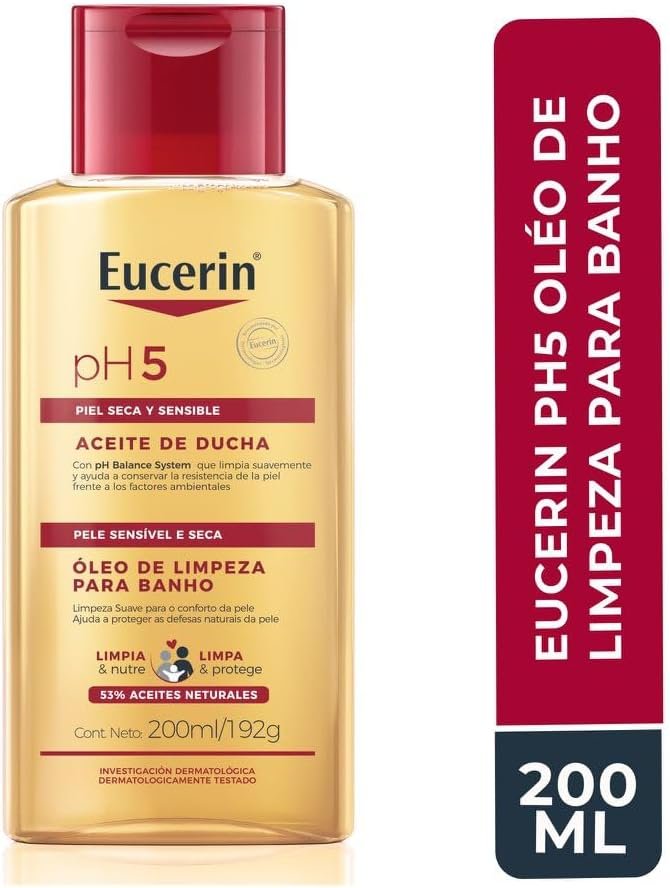EUCERIN Óleo de Limpeza Corporal pH5 200ml - Image 7