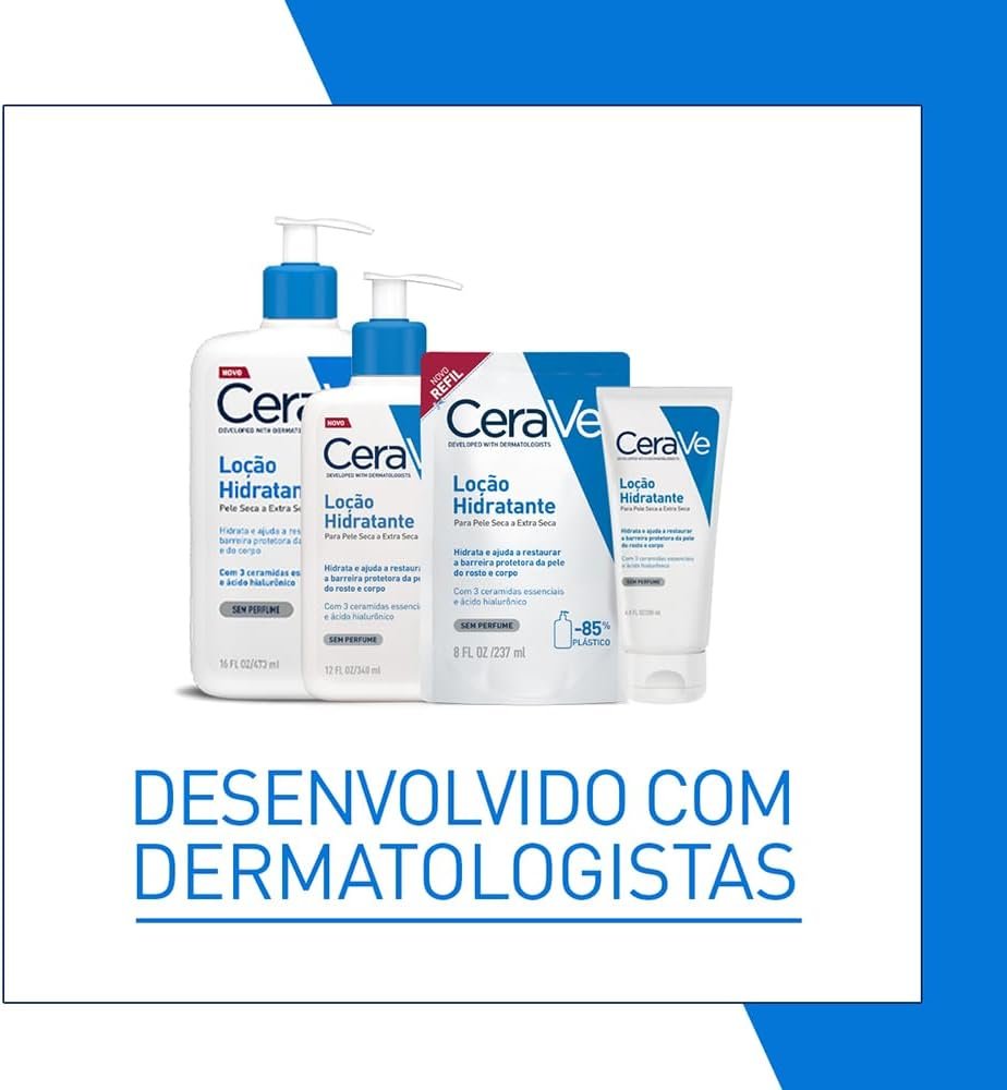 CeraVe, Loção Hidratante Corporal, com textura Fluida e Ácido Hialurônico 340g - Image 36