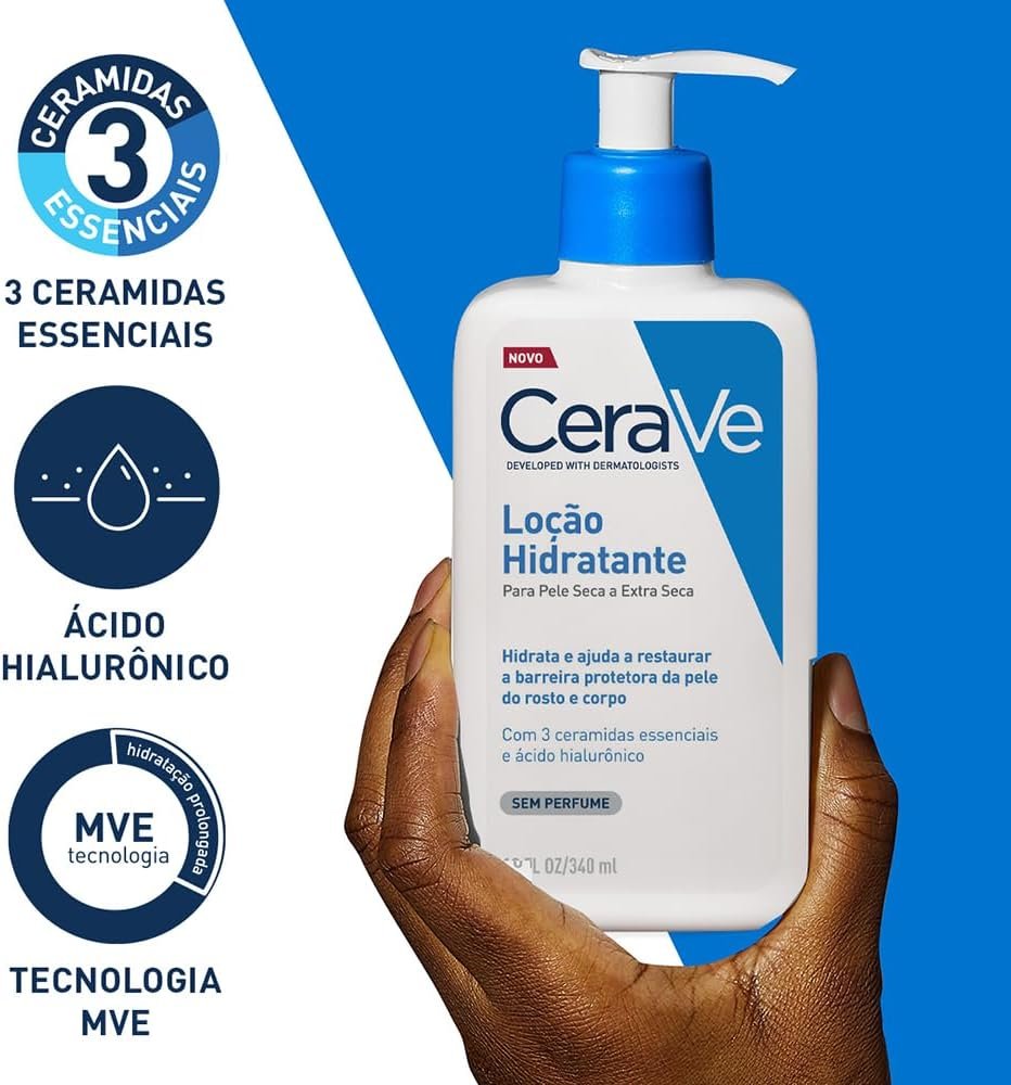 CeraVe, Loção Hidratante Corporal, com textura Fluida e Ácido Hialurônico 340g - Image 21
