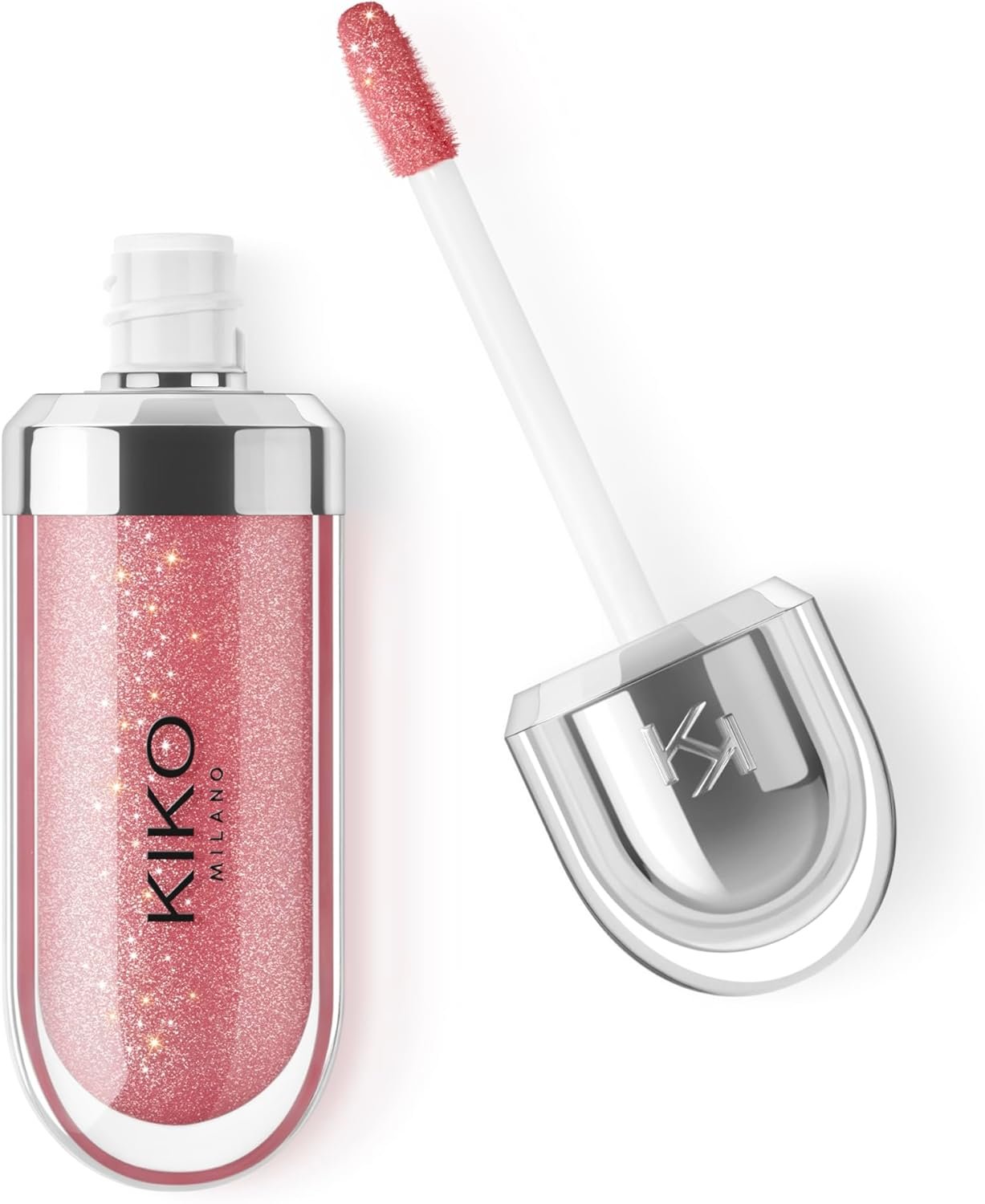 KIKO MILANO, 3D Hydra Lipgloss, Gloss Hidratante, Efeito 3D, Extrato de Bidens, Cor -17 Pearly Mauve